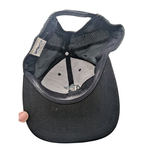 Florida Marlins Baseball Cap With Adjustable Snapback Black & Gray Checkered Pat - Picture 4 of 7